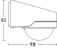 STEINEL MD IR N130 COM1 - Aufputz weiß